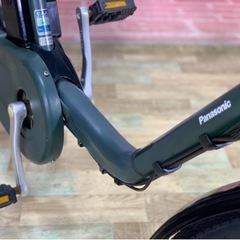 ①7075子供乗せ電動アシスト自転車3人乗りPanasonic20インチ良好バッテリーの画像