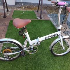 自転車 折りたたみ自転車の画像