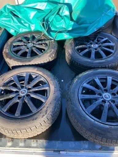 2019年製 205-60-R16 ミシュランスタッドレスとアルミ4本セット