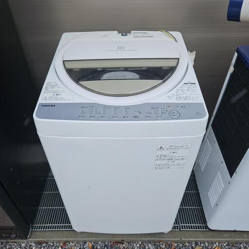 全自動電気洗濯機 TOSHIBA 東芝 6kg AW-7G6 2018年製