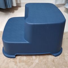 ☆新品☆踏み台☆２段ステップ☆ブルー☆ベビー/キッズ/子供用☆安全/保護/補助用品☆補助グッズ☆の画像