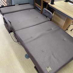 ATEX☆AX-B635EW 収納式電動リクライニングベッド☆手...