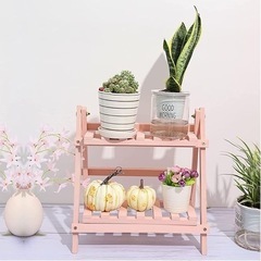 フラワースタンド プランタースタンド デスク上置棚 花台 園芸ラ...
