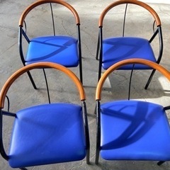中古品 家具 椅子 チェア 4脚 1脚550円   アイアンウッドチェアの画像