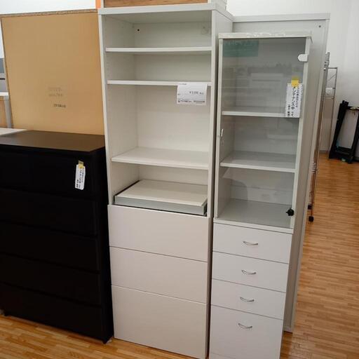★ジモティ割あり★ IKEA　収納棚　ホワイト\u0026ブルー　クリーニング済　YJ2090
