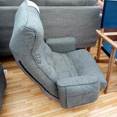 ★ジモティ割あり★ 回転座椅子　グレー　クリーニング済　YJ2092の画像