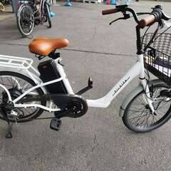 激安！電動自転車アウトレット２０インチ　ホワイト②　￥49800　大阪府高槻市の画像