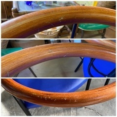 中古品 家具 椅子 チェア 4脚 1脚550円   アイアンウッドチェアの画像