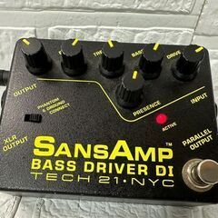難あり サンズアンプ 初期型 ベース用プリアンプ TECH21 NYC SANSAMP BASS DRIVER DI 1SW 現状品  札幌市白石区 白石店 の画像