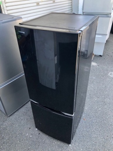 東芝 GR-P15BS 冷蔵庫 2019年製 ブラック 中古品 東芝 冷蔵庫 GR-P15BS