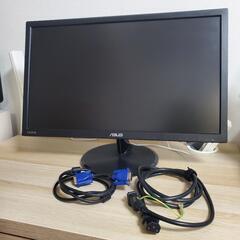 【値下げしました】ASUSモニター、ケーブル 21.5インチ