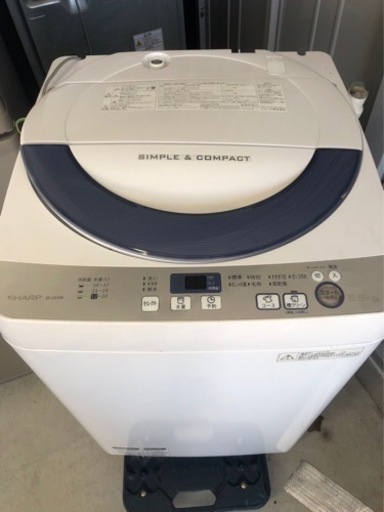 【SHARP】洗濯機　5.5kg