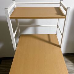 NITORI システムデスク ザッキー110 パソコンデスクの画像