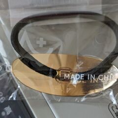メタルプレートヘアゴム（新品）の画像