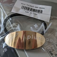 メタルプレートヘアゴム（新品）の画像