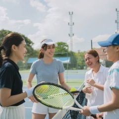 4/5(金)、駅近、ナイターテニス