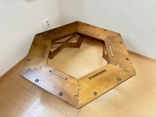 Hilander(ハイランダー) プライウッドヘキサゴンテーブル