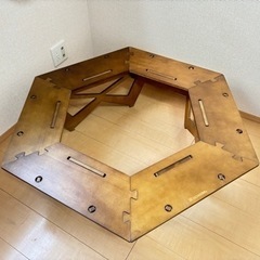 Hilander(ハイランダー) プライウッドヘキサゴンテーブル