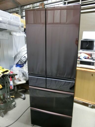 三菱電機 ノンフロン冷凍冷蔵庫 572L 2020年製 6ドア フレンチドア 観音開き MR-MX57F-ZT 2020年製
