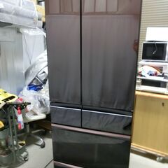 三菱電機 ノンフロン冷凍冷蔵庫 572L 2020年製 6ドア フレンチドア 観音開き MR-MX57F-ZT 2020年製