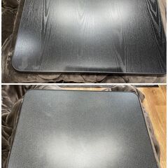 定価16000円 極美品 掛け布団付き！こたつ 正方形 天板リバーシブル ブラック 幅70×70×高さ36cm KDI-70BK カジュアル テーブル 一人暮らし 単身赴任 ディーエイチアイ株式会社の画像