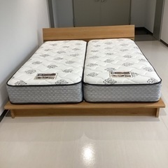 ワイドクイーンベッド　￥33000【町田市再生家具】233283