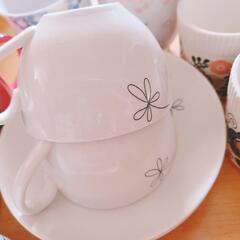 かわいいマグカップ・湯のみセットの画像