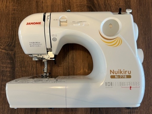 ジャノメ電子ミシン　ヌイキル　N-778