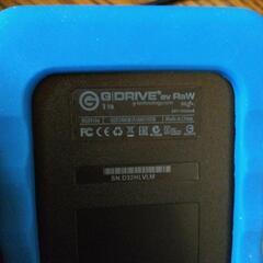 ＧDrive io.Data製品2.5インチ外付けHDD/１TB 動作品/完品/秋田県内に限り販売、発送致します。それ以外は要相談の画像