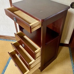 昭和レトロ電話台　【最終処分】の画像