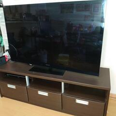 【受渡し予定者確定】55型液晶テレビ、テレビ台