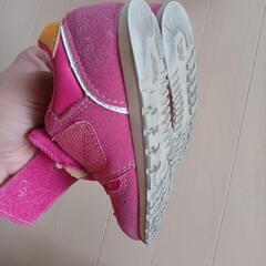 new balance　14センチ　スニーカーの画像