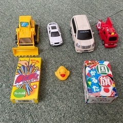 おもちゃ ミニカー　棒倒しゲーム　アヒル　国旗かるた