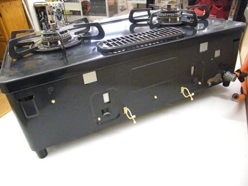 LPガス ガステーブル 2016年製 幅56cm パロマ ガスコンロ 左強火 IC-N36KB-L 札幌 厚別店