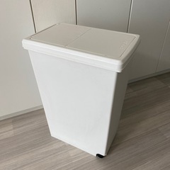 ゴミ箱　白　スライド　大容量