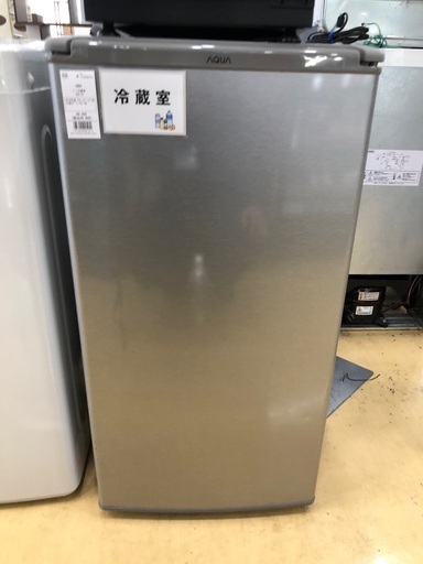 【軽トラック貸出サービス有】AQUA 1ドア冷蔵庫　75L 2018年製