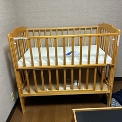 【お取引中】子供用品 ベビー用品 ベビーベッド、家具