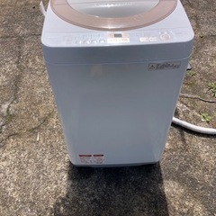 【※売約中】【美品】SHARP 7キロ全自動洗濯機　2017年式