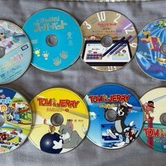 DVD　TOM&JERRY　プラレール　リカちゃん　８set