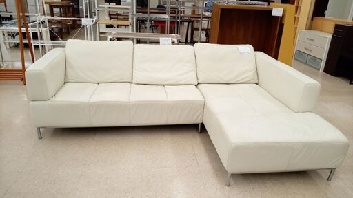 ★ジモティ割あり★  ソファー クリーム H×D×W クリーニング済み TJ5034