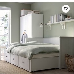 [値下げ] HEMNES ヘムネス デイベッド IKEA の画像