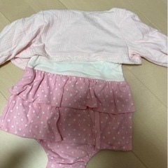ロンパース　ボレロセット　おでかけ　結婚式　入園式　80サイズの画像