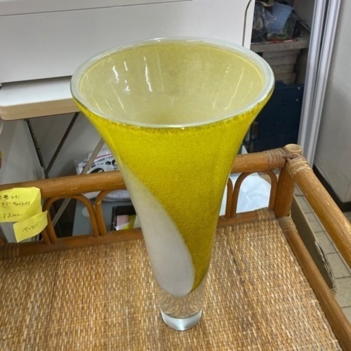 陶器 花瓶　立花 花器　ガラス