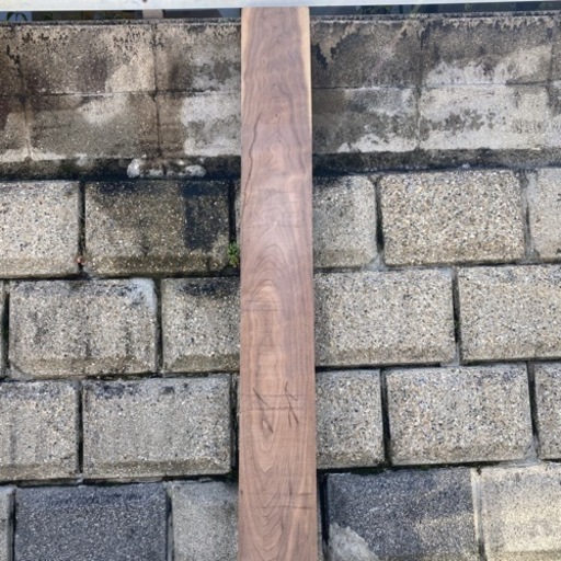 長い一枚板　　ブラックウォールナット　アメリカ産　1990✖️190✖️27  wn02