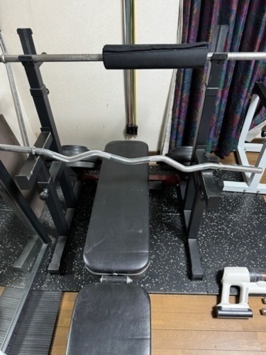 ベンチ ダンベル ezバー等宅トレ一式セット