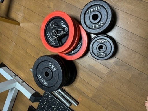 ベンチ ダンベル ezバー等宅トレ一式セット