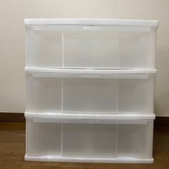 【決まりました！】 3段　収納ケースの画像