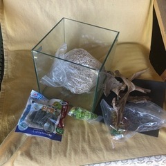 キューブ水槽セット*メダカ飼育などに