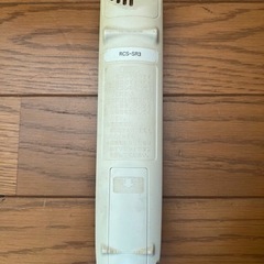 三洋電機エアコンのリモコン（RCS-SR3）の画像