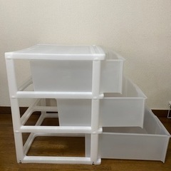 【決まりました！】 3段　収納ケースの画像